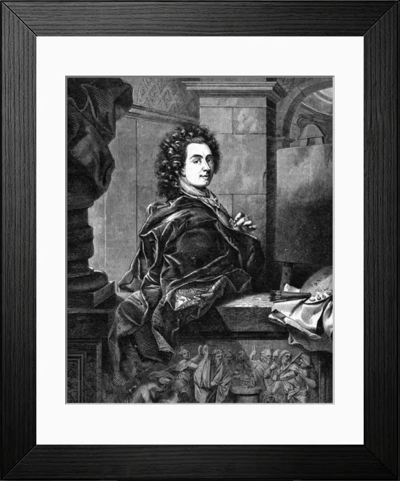 Framed Print : Hyacinthe Rigaud - 3 Framed Print : Hyacinthe Rigaud - 3