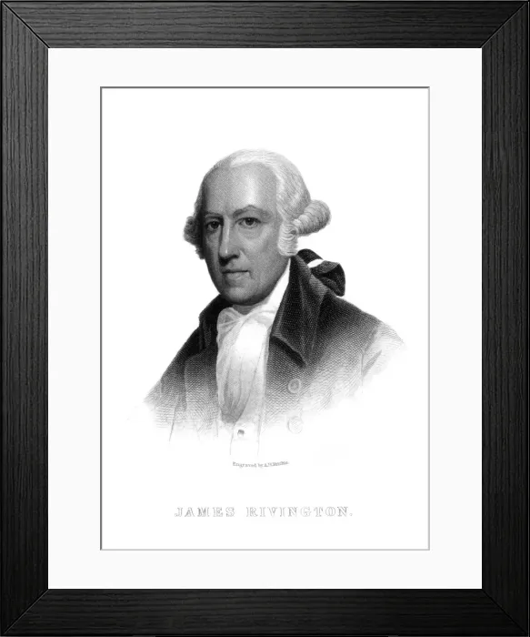 Framed Print : James Rivington Framed Print : James Rivington