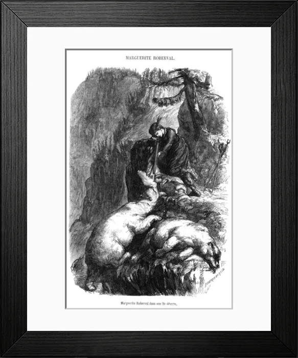 Framed Print : Marguerite Roberval Framed Print : Marguerite Roberval