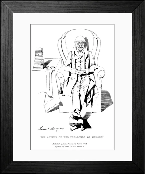 Framed Print : Samuel Rogers (Maclise) Framed Print : Samuel Rogers (Maclise)