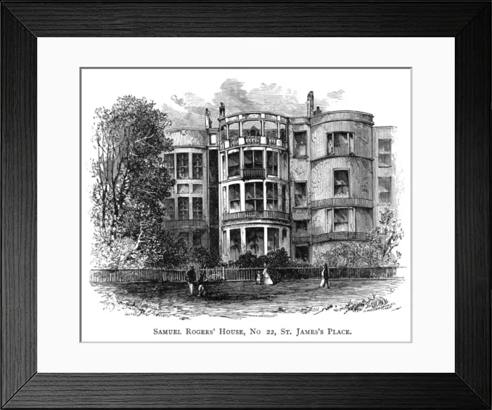 Framed Print : Samuel Rogers home - 1 Framed Print : Samuel Rogers home - 1