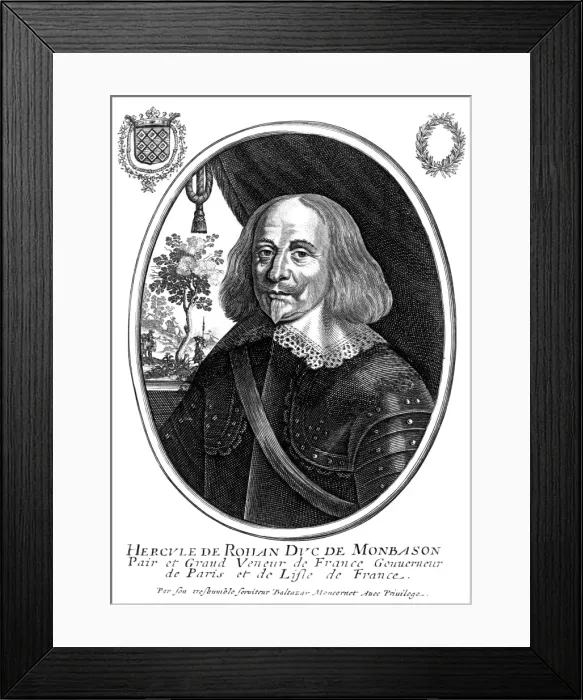 Framed Print : Hercule Duc De Rohan Framed Print : Hercule Duc De Rohan
