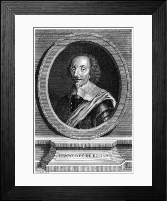 Framed Print : Henri Duc De Rohan Framed Print : Henri Duc De Rohan
