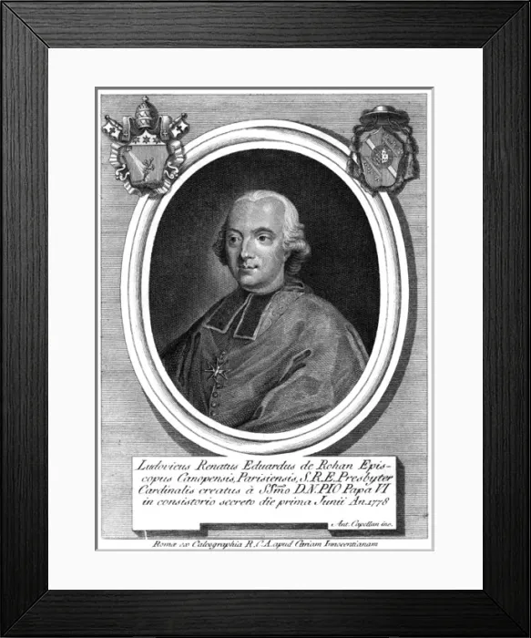 Framed Print : Cardinal Rohan - 3 Framed Print : Cardinal Rohan - 3