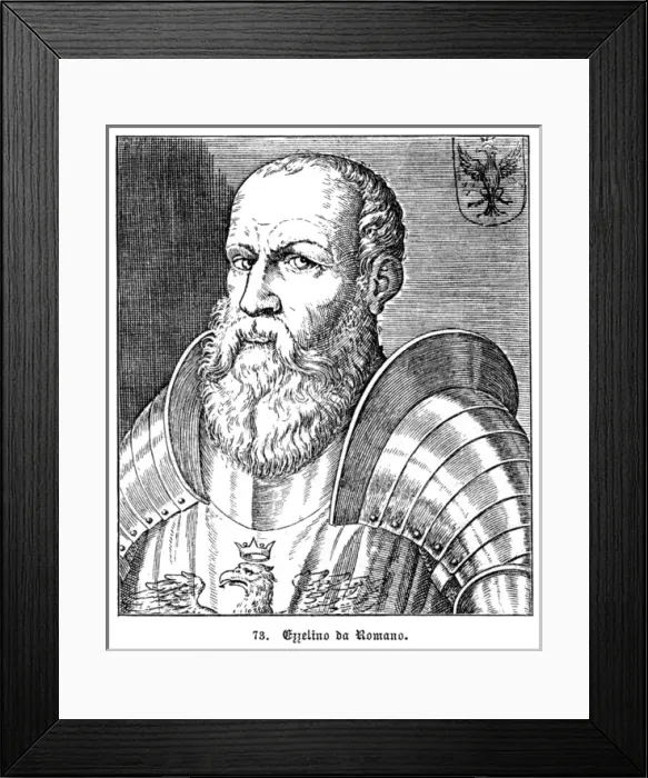 Framed Print : Eccelino Da Romano Framed Print : Eccelino Da Romano