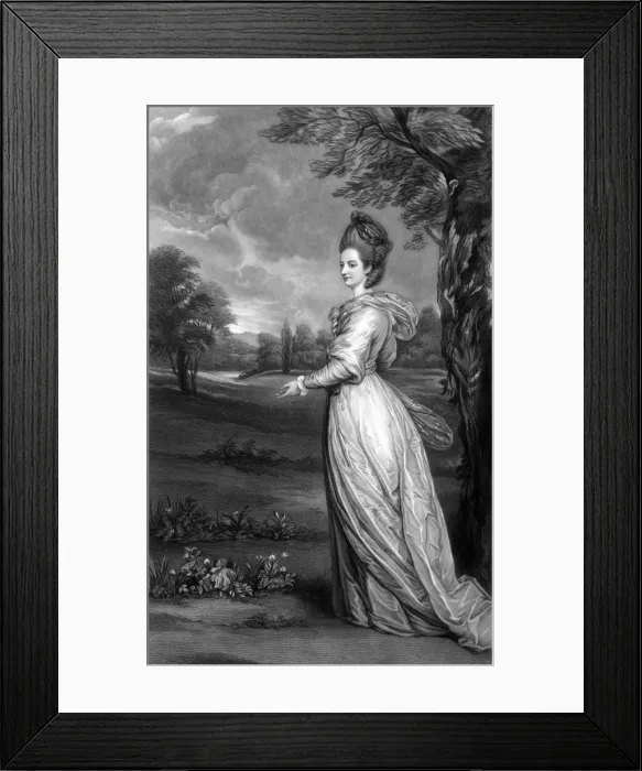 Framed Print : Frances Ctess Romney Framed Print : Frances Ctess Romney