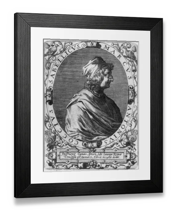 Framed Print : Marcantonio Sabellicus Framed Print : Marcantonio Sabellicus