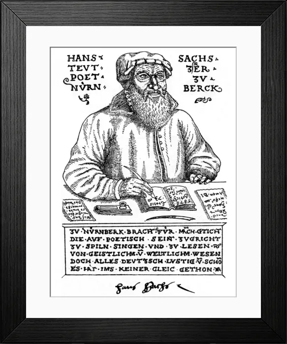 Framed Print : HANS SACHS Framed Print : HANS SACHS