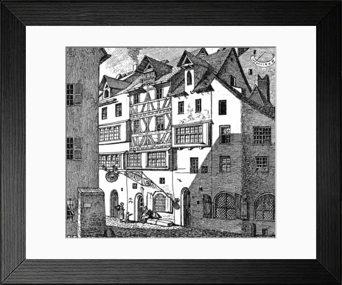 Framed Print : Home of Hans Sachs Framed Print : Home of Hans Sachs