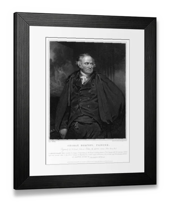 Framed Print : George Romney - 3 Framed Print : George Romney - 3