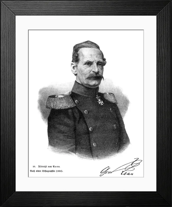Framed Print : Graf Von Roon - 3 Framed Print : Graf Von Roon - 3