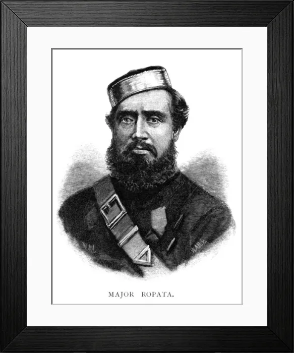 Framed Print : Major Ropata Framed Print : Major Ropata