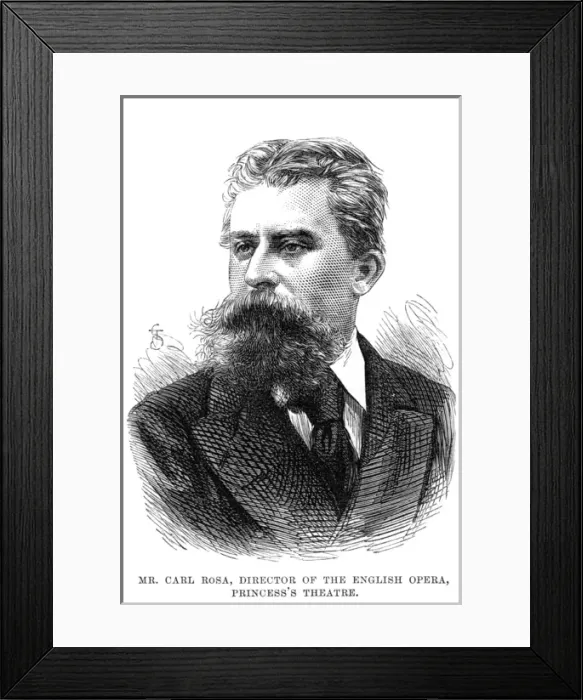 Framed Print : Carl Rosa - 2 Framed Print : Carl Rosa - 2