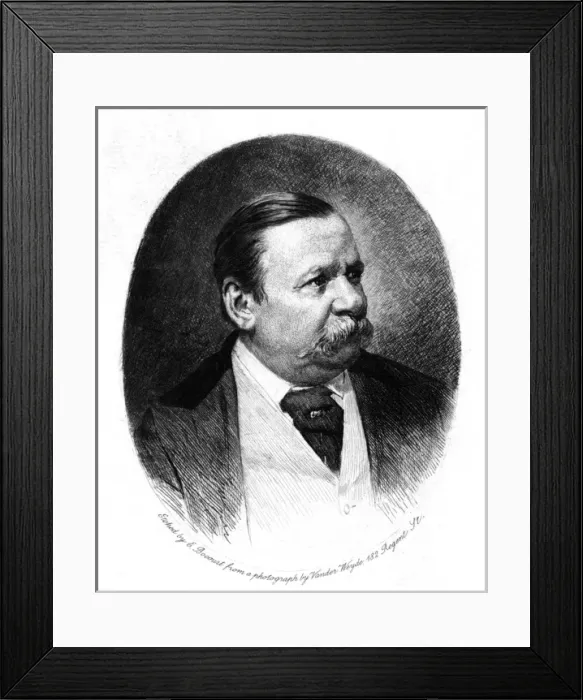 Framed Print : G A SALA. GEORGE AUGUSTUS SALA Journalist and writer Date: 1828 - 1896 Framed Print : G A SALA. GEORGE AUGUSTUS SALA Journalist and writer Date: 1828 - 1896