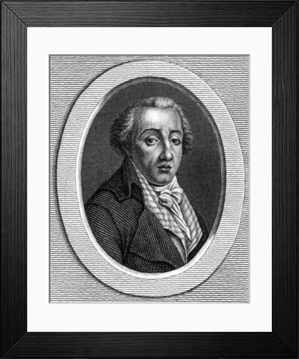 Framed Print : Jean Antoine Roucher Framed Print : Jean Antoine Roucher