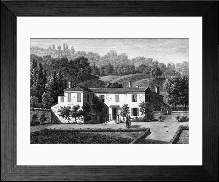 Framed Print : Rousseau home Ermitage Framed Print : Rousseau home Ermitage