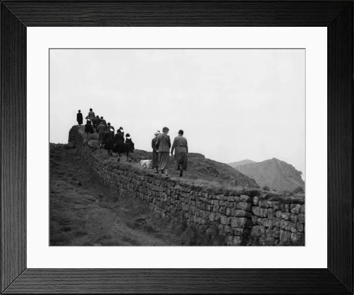 Framed Print : HADRIANs WALL 1930S Framed Print : HADRIANs WALL 1930S