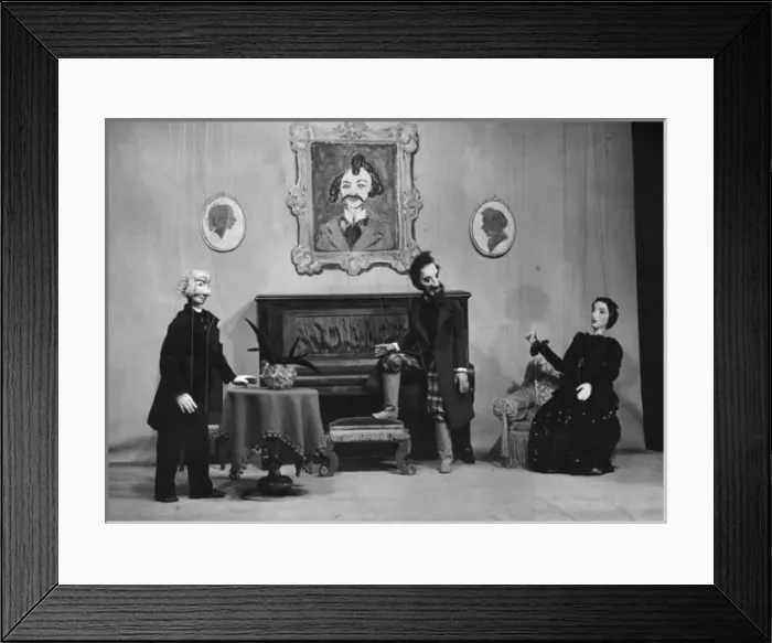 Framed Print : Victorian Puppets Framed Print : Victorian Puppets