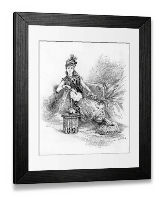 Framed Print : Jeanne Princesse Sagan Framed Print : Jeanne Princesse Sagan
