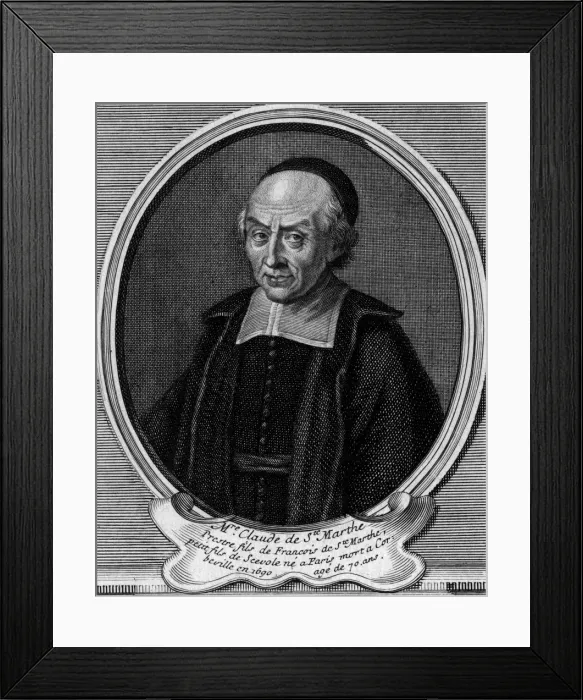 Framed Print : Claude De Sainte-Marthe Framed Print : Claude De Sainte-Marthe