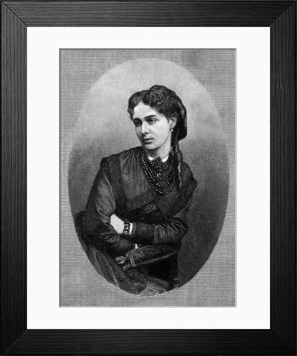 Framed Print : Agnes Salm-Salm Framed Print : Agnes Salm-Salm
