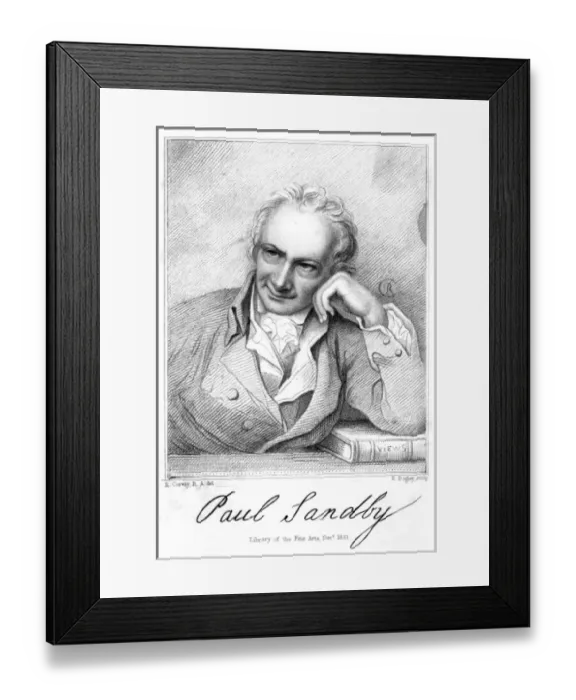 Framed Print : Paul Sandby - 1 Framed Print : Paul Sandby - 1