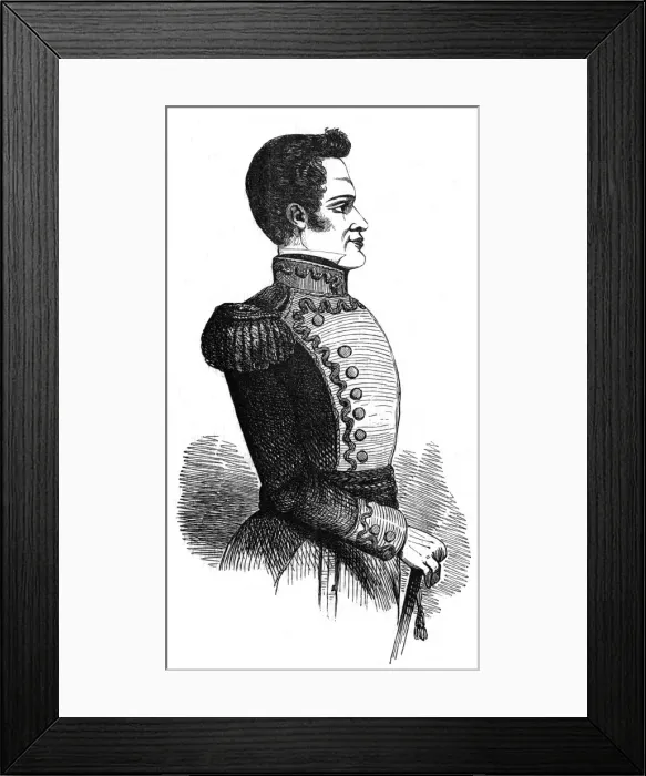 Framed Print : Antonio Santa Anna Framed Print : Antonio Santa Anna