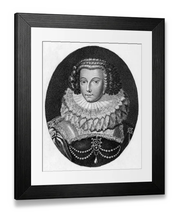 Framed Print : Chretienne De Savoie Framed Print : Chretienne De Savoie