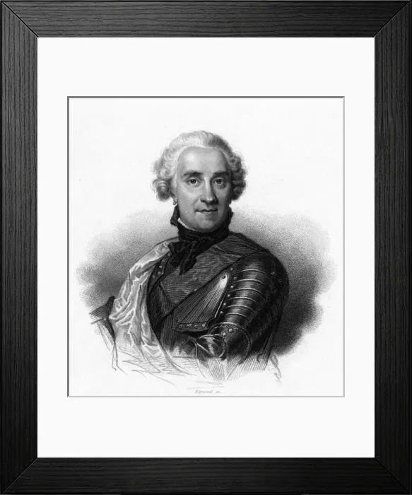 Framed Print : Marechal De Saxe - 2 Framed Print : Marechal De Saxe - 2