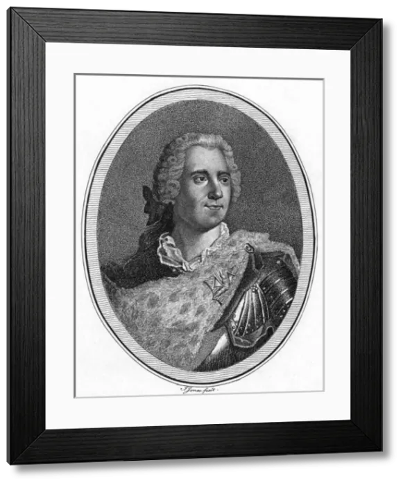 Framed Print : Marechal De Saxe - 3 Framed Print : Marechal De Saxe - 3