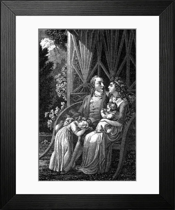 Framed Print : Schiller and Family Framed Print : Schiller and Family