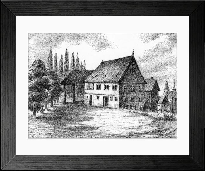 Framed Print : Schiller home Bauerbach Framed Print : Schiller home Bauerbach