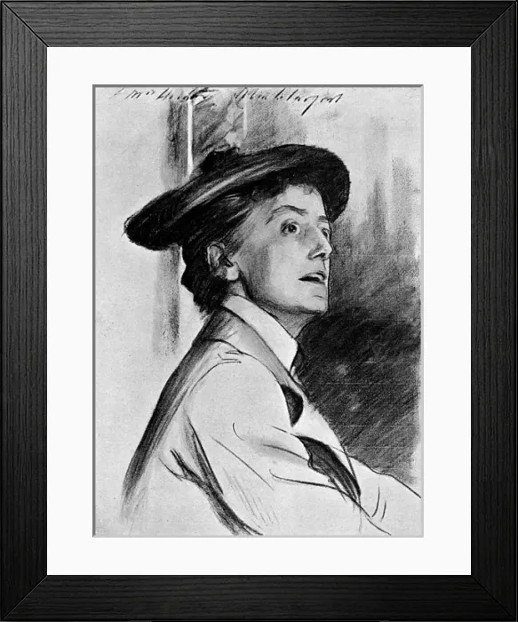 Framed Print : Ethel Smyth in 1902 Framed Print : Ethel Smyth in 1902