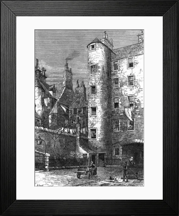 Framed Print : Smollett home Edinburgh Framed Print : Smollett home Edinburgh