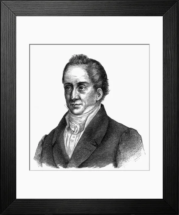 Framed Print : Aug. Wilh. Schlegel - 1 Framed Print : Aug. Wilh. Schlegel - 1