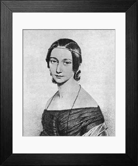 Framed Print : Clara Schumann Young Framed Print : Clara Schumann Young