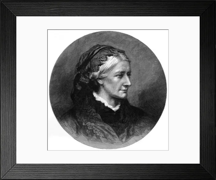Framed Print : Clara Schumann 1887 Framed Print : Clara Schumann 1887