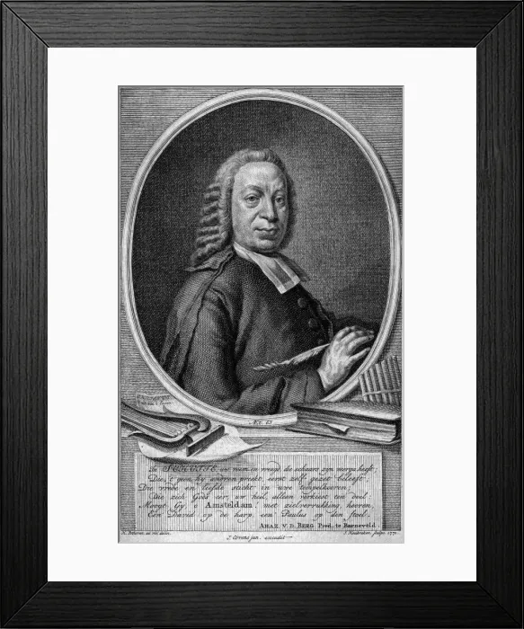 Framed Print : SCHUTTE Dutch writer from Amsterdam Date: 1708? - 1771+ Framed Print : SCHUTTE Dutch writer from Amsterdam Date: 1708? - 1771+