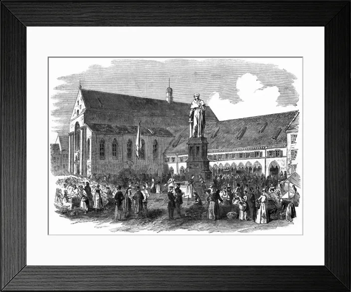Framed Print : Schwarz Monument Framed Print : Schwarz Monument