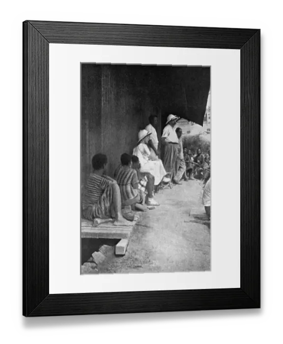 Framed Print : Schweitzer Preaching Framed Print : Schweitzer Preaching