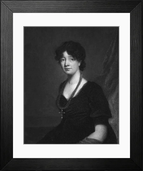 Framed Print : Walter Scotts Wife