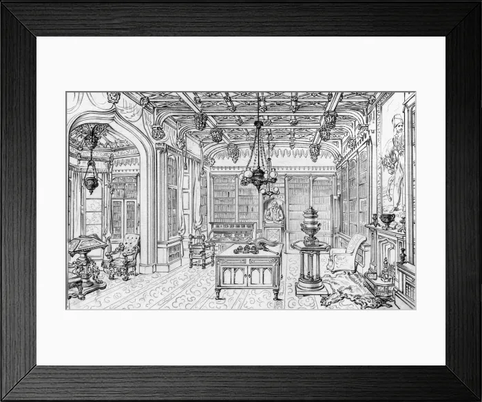 Framed Print : Scotts Library Framed Print : Scotts Library