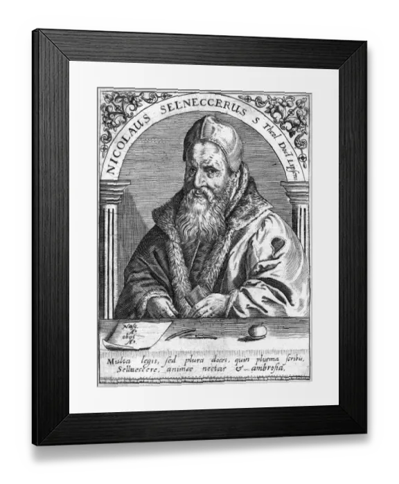 Framed Print : Nicolai Selneccer Framed Print : Nicolai Selneccer