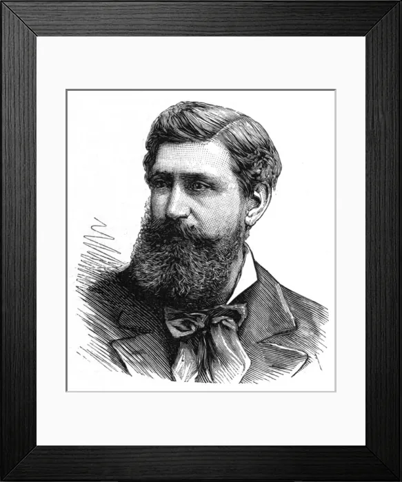 Framed Print : DE DEMELE. de DEMELE French explorer Date: ? - 1880 Framed Print : DE DEMELE. de DEMELE French explorer Date: ? - 1880