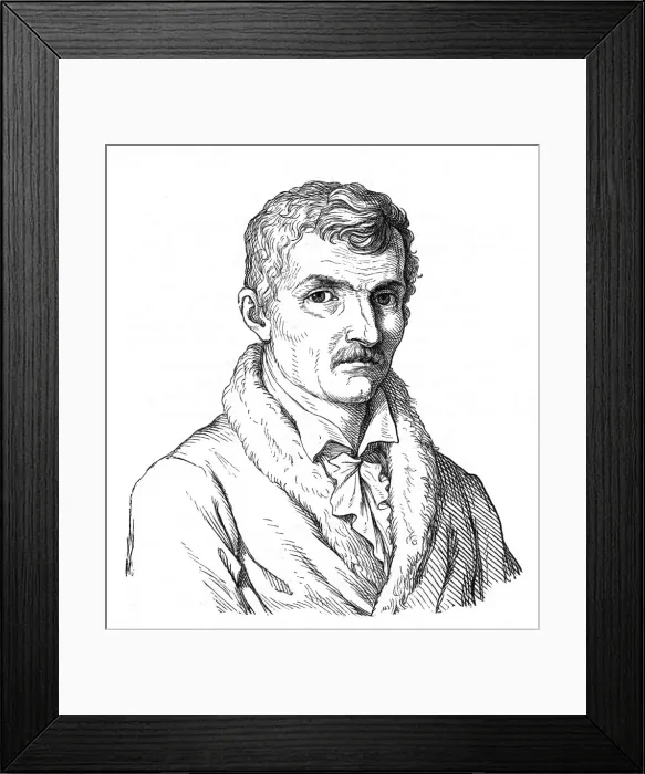 Framed Print : Johann Gott. Seume Framed Print : Johann Gott. Seume
