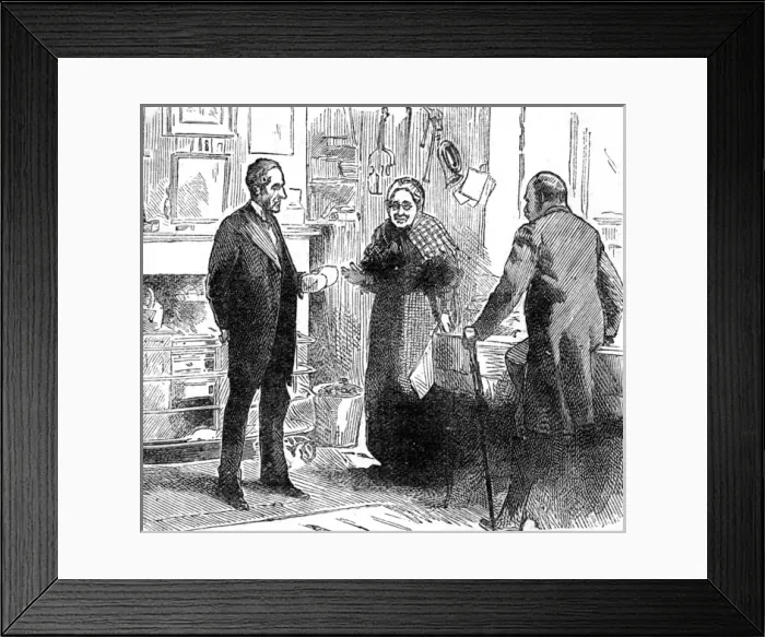 Framed Print : Lord Shaftesbury Visit Framed Print : Lord Shaftesbury Visit