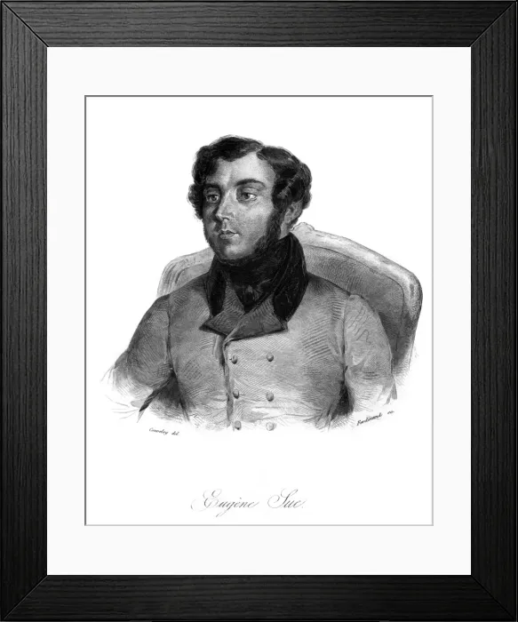 Framed Print : Eugene Sue - 4 Framed Print : Eugene Sue - 4