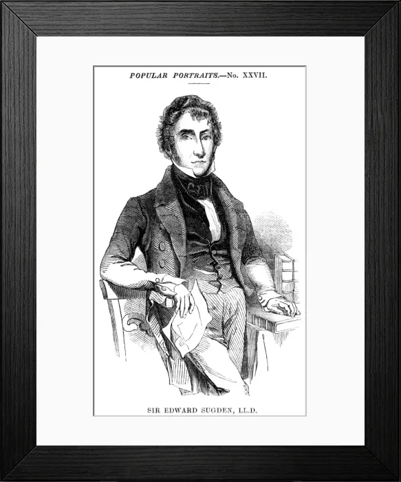 Framed Print : Edward Sugden - 1 Framed Print : Edward Sugden - 1