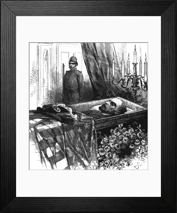 Framed Print : Sherman Lies in State Framed Print : Sherman Lies in State