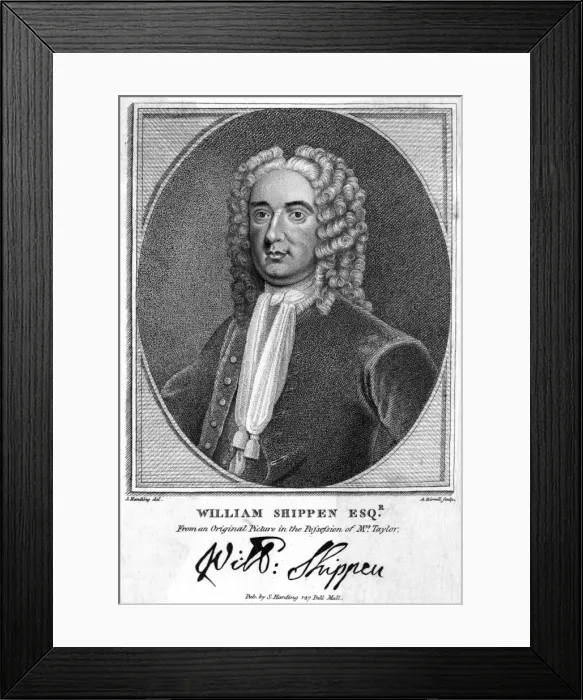 Framed Print : William Shippen - 2 Framed Print : William Shippen - 2